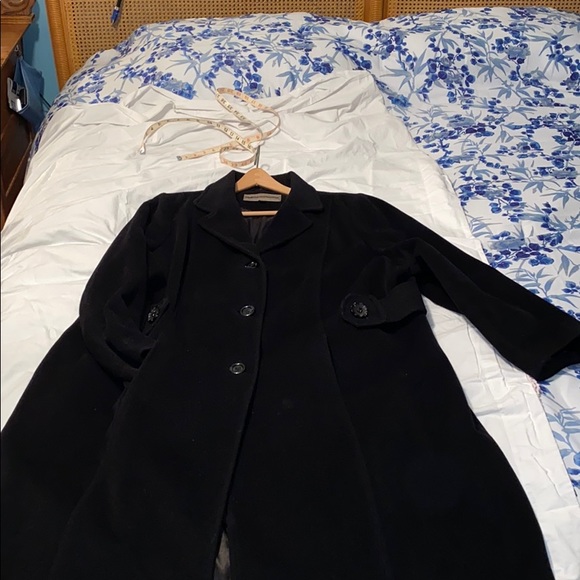 plus size full length wool coat